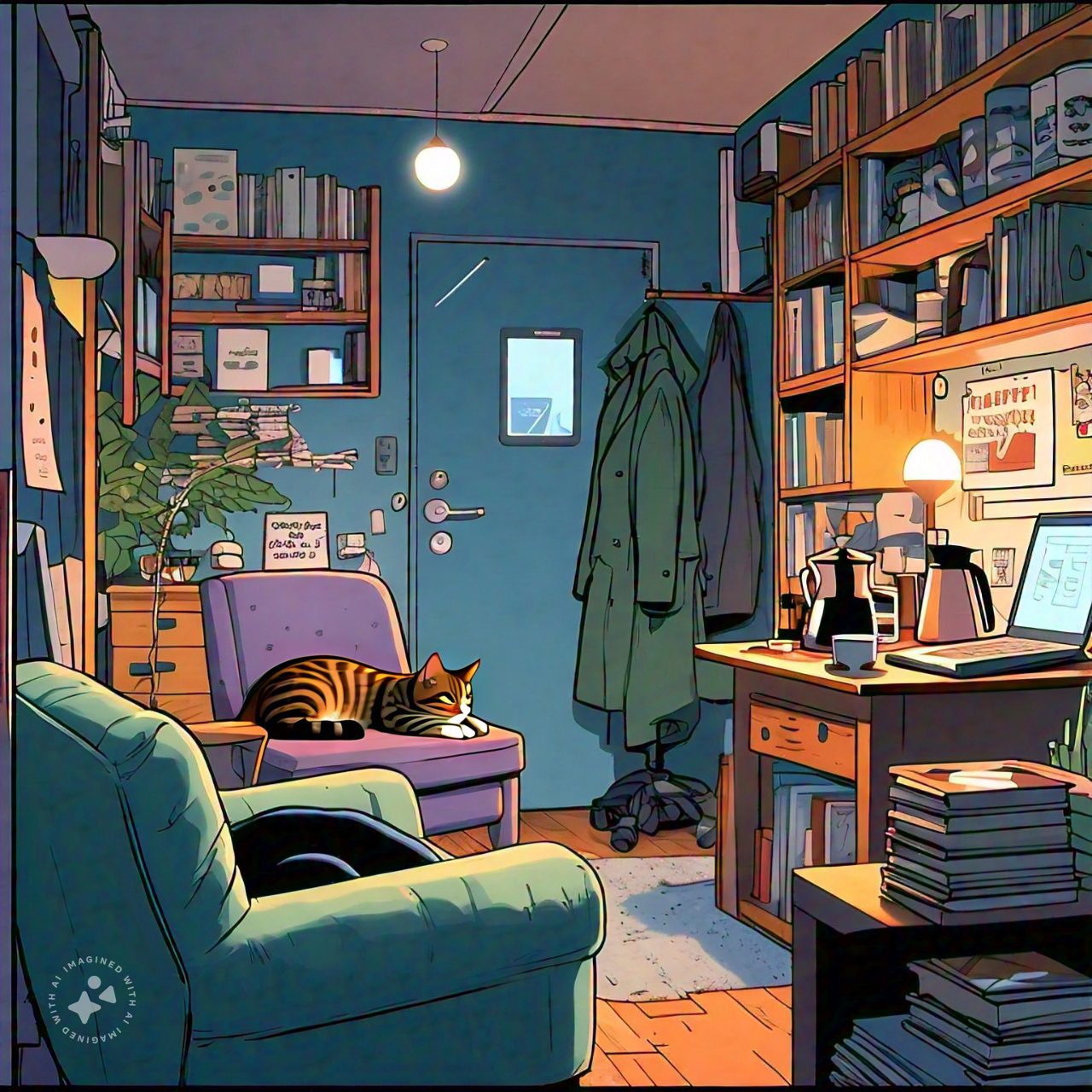 Illustration of a momentary lapse of reason